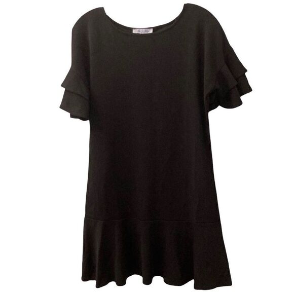 SHE + SKY Flutter Sleeve Mini Dress Size Medium - Picture 1 of 5